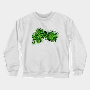 Green Koi Splash Crewneck Sweatshirt